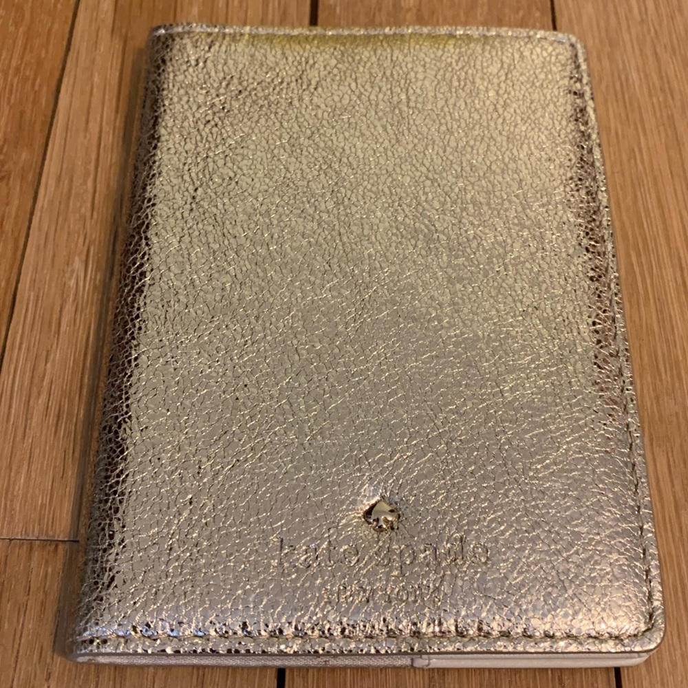 Kate Spade Gold Passport Holder - Never Used